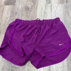 Nike Women's Vibrant Purple Athletic Shorts
